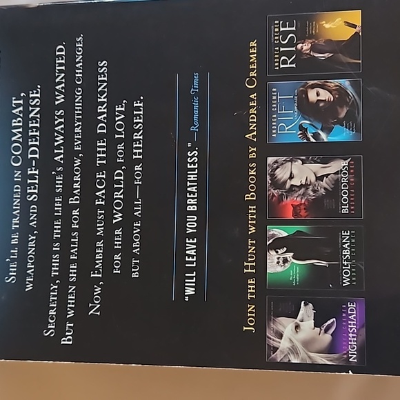 RIFT Andrea Cremer A Nigtshade Novel Speak Books Paperback 2013 Pre-owned - Picture 6 of 17